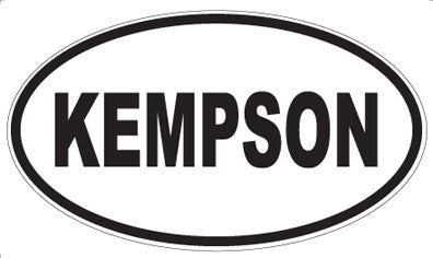 KEMPSON - Oval Magnet