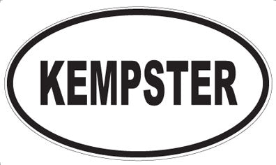 KEMPSTER - Oval Magnet