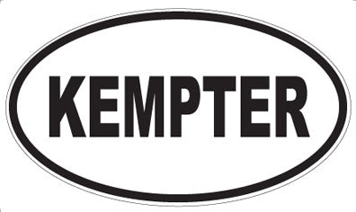 KEMPTER - Oval Magnet