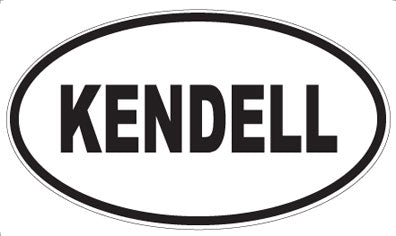 KENDELL - Oval Magnet