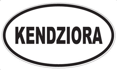 KENDZIORA - Oval Magnet