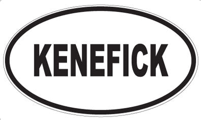 KENEFICK - Oval Magnet