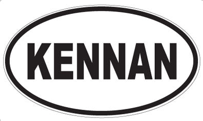 KENNAN - Oval Magnet