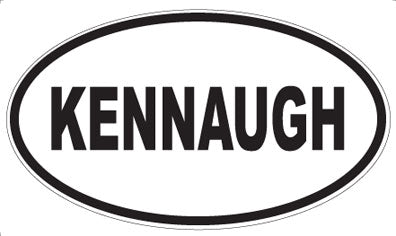 KENNAUGH - Oval Magnet