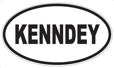 KENNDEY - Oval Magnet
