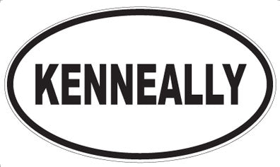KENNEALLY - Oval Magnet