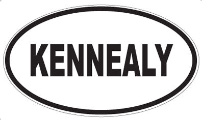 KENNEALY - Oval Magnet