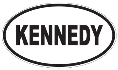 KENNEDY - Oval Magnet
