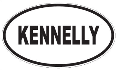 KENNELLY - Oval Magnet