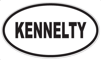 KENNELTY - Oval Magnet