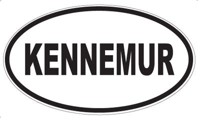 KENNEMUR - Oval Magnet