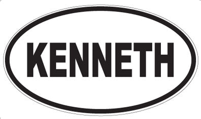 KENNETH - Oval Magnet