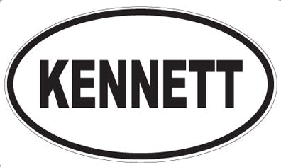 KENNETT - Oval Magnet