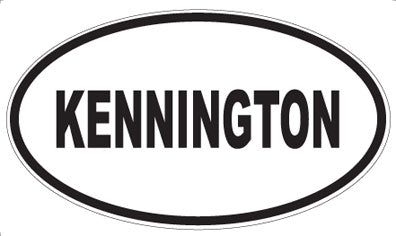 KENNINGTON - Oval Magnet