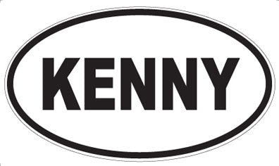 KENNY - Oval Magnet