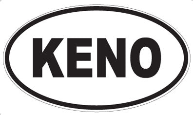 KENO - Oval Magnet