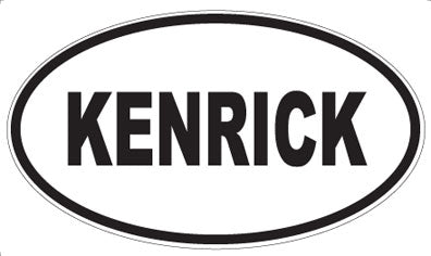 KENRICK - Oval Magnet