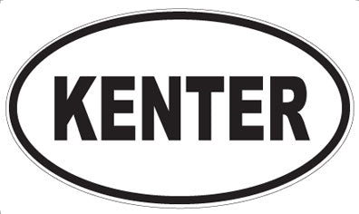 KENTER - Oval Magnet