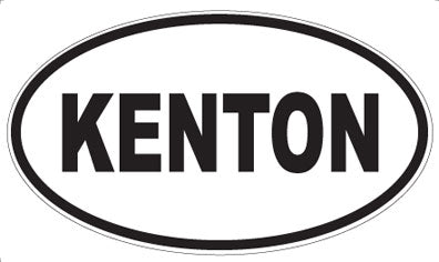KENTON - Oval Magnet