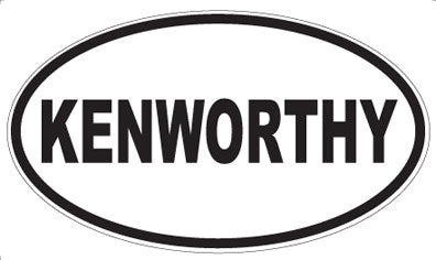 KENWORTHY - Oval Magnet