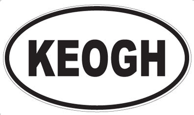 KEOGH - Oval Magnet