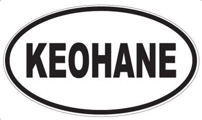 KEOHANE - Oval Magnet