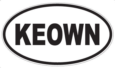 KEOWN - Oval Magnet