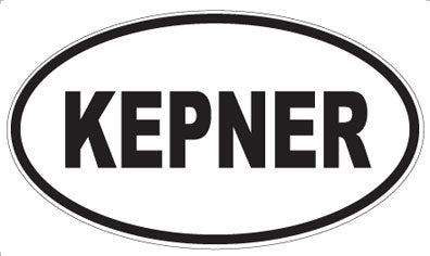 KEPNER - Oval Magnet