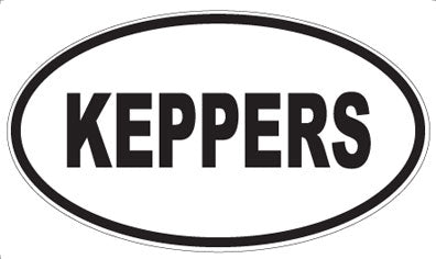 KEPPERS - Oval Magnet