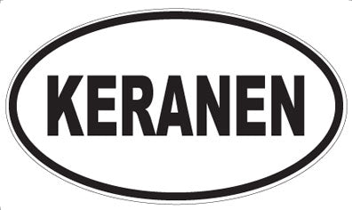 KERANEN - Oval Magnet