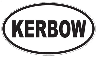 KERBOW - Oval Magnet