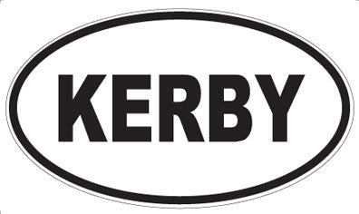 KERBY - Oval Magnet