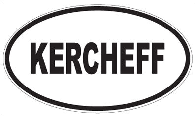 KERCHEFF - Oval Magnet
