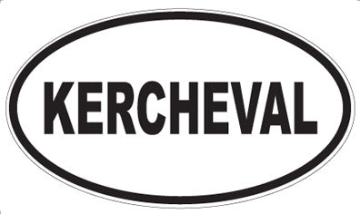 KERCHEVAL - Oval Magnet