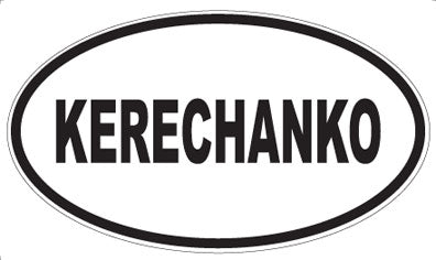 KERECHANKO - Oval Magnet