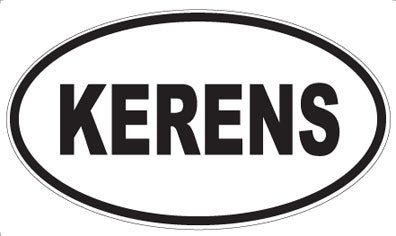 KERENS - Oval Magnet
