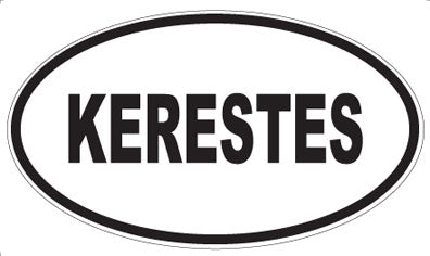 KERESTES - Oval Magnet