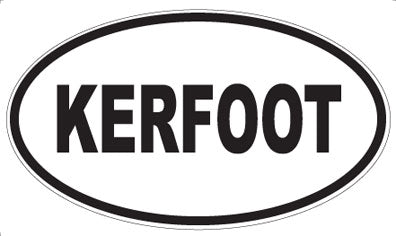 KERFOOT - Oval Magnet