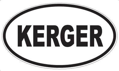 KERGER - Oval Magnet