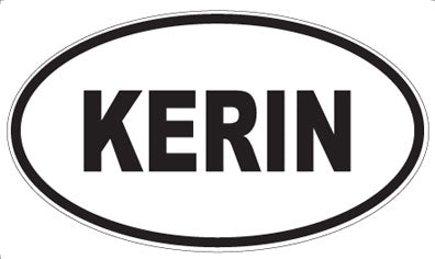 KERIN - Oval Magnet