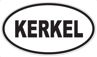 KERKEL - Oval Magnet