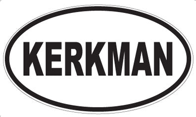 KERKMAN - Oval Magnet