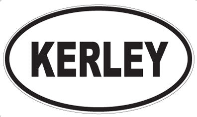 KERLEY - Oval Magnet