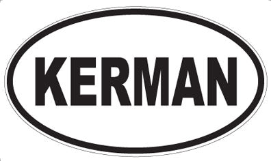 KERMAN - Oval Magnet