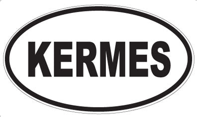 KERMES - Oval Magnet