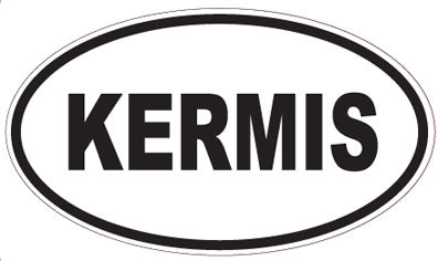 KERMIS - Oval Sticker