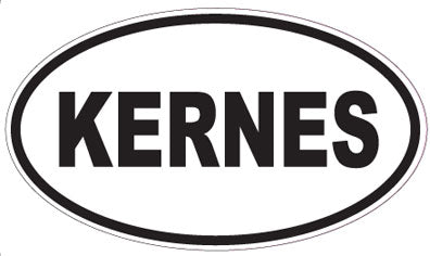KERNES - Oval Sticker