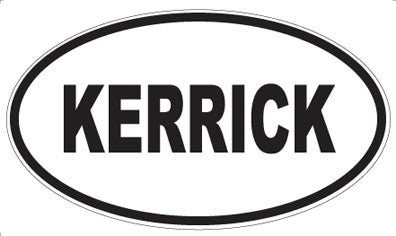 KERRICK - Oval Magnet