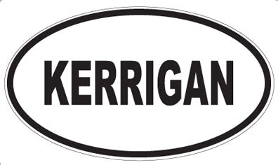 KERRIGAN - Oval Magnet