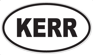 KERR - Oval Magnet